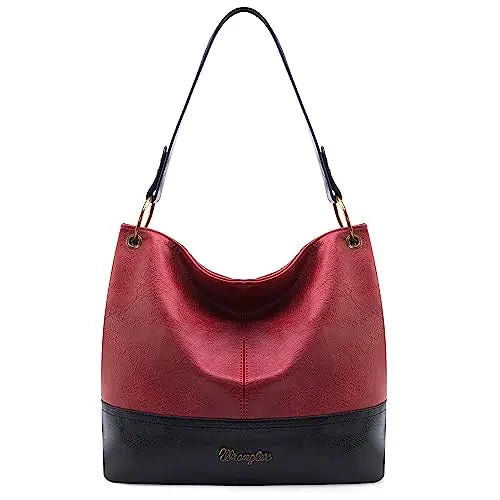 Wrangler Hobo Bag for Women Casual Shoulder Bag with Detachable Strap