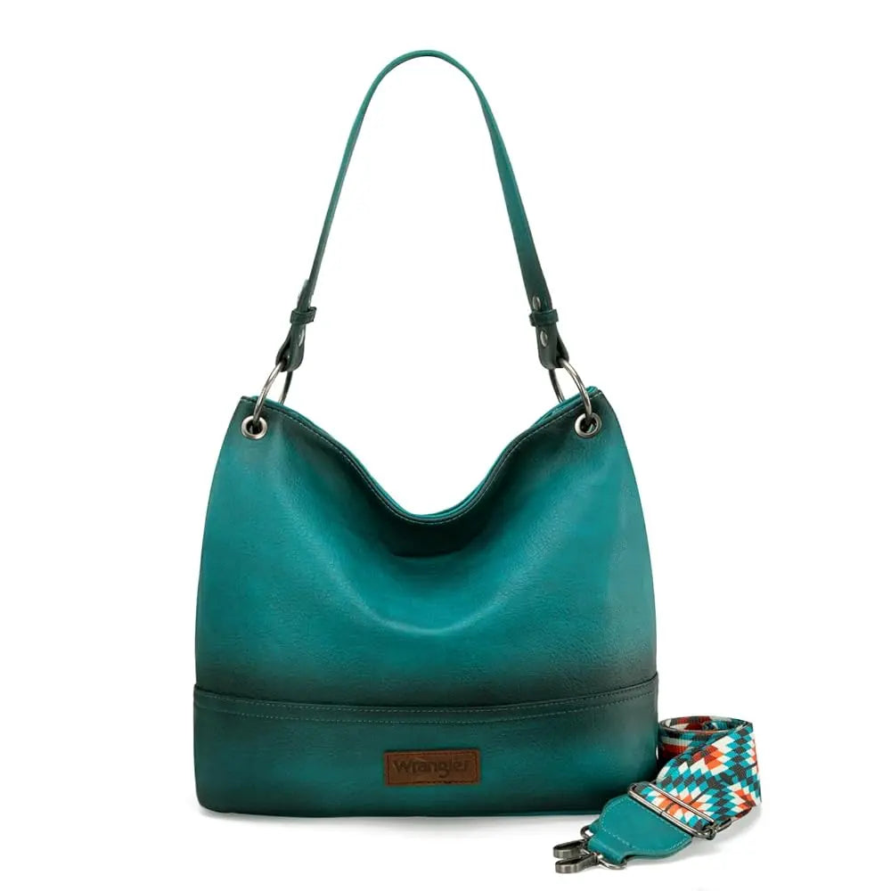 Wrangler Hobo Bag for Women Casual Shoulder Bag with Detachable Strap