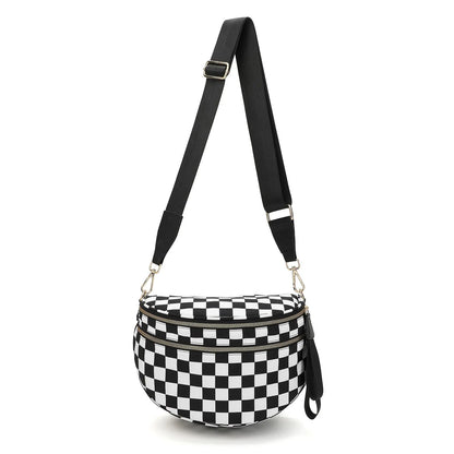 Gold Blush BEST SELLING Nylon Bum Bag Crossbody Bag MORE COLORS! Checkered Bum Bag Versatile Bum Bag
