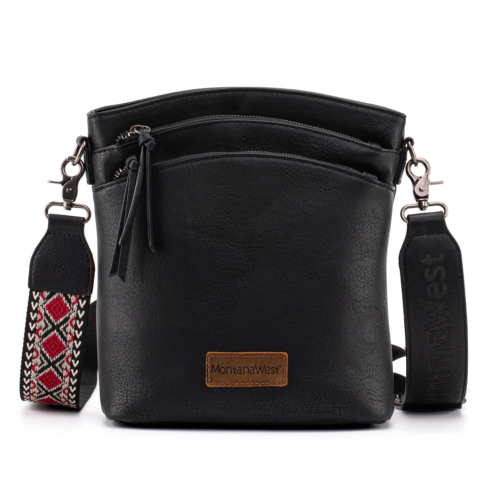 Montana West Double Compartments Cross Body Bag for Women with Adjustable Strap