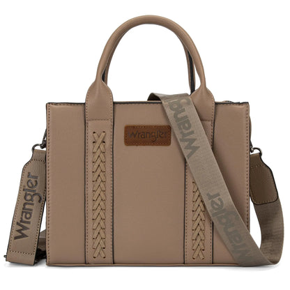 Wrangler Medium Tote Bag Top Handle Handbags Satchel Bag Women with Crossbody Strap