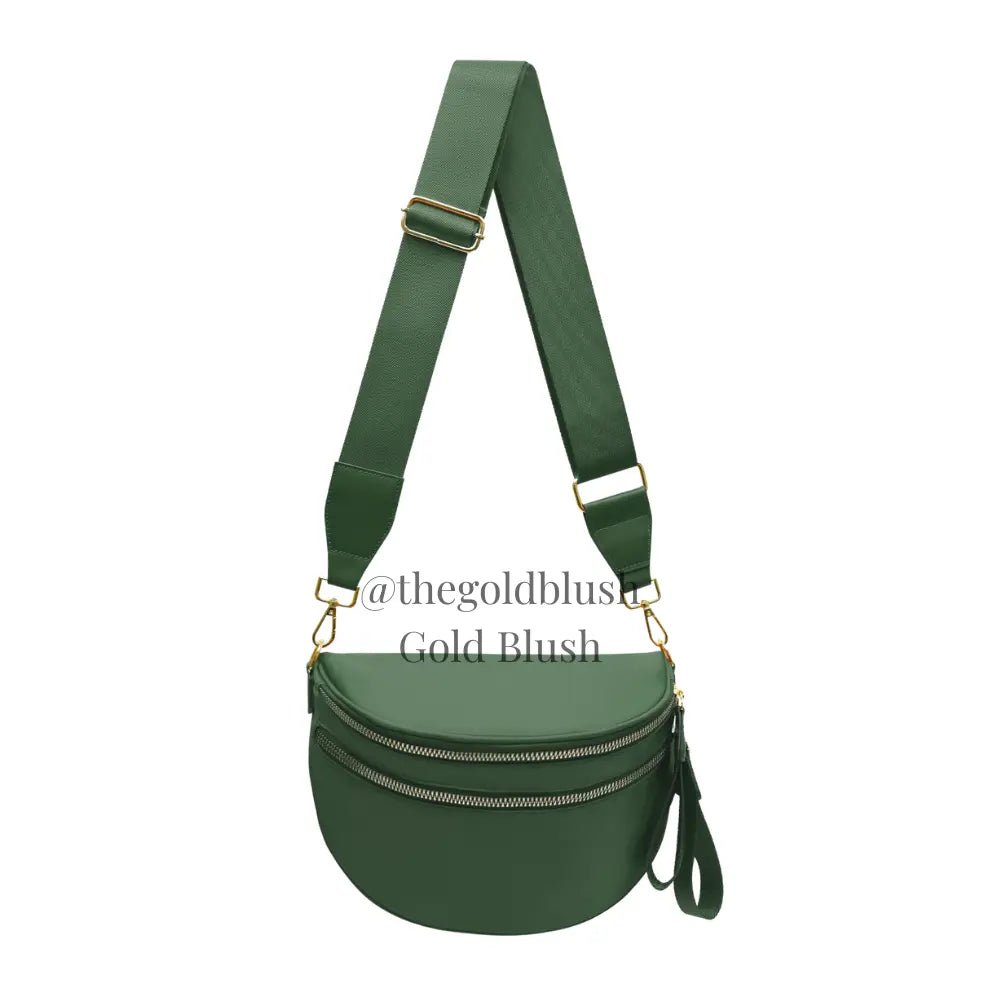 Gold Blush BEST SELLING Nylon Bum Bag Crossbody Bag MORE COLORS! Checkered Bum Bag Versatile Bum Bag