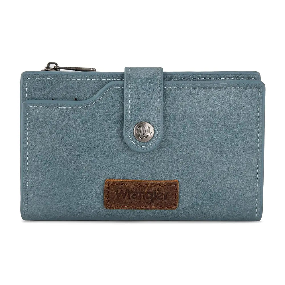 Wrangler Wallet for Women Cow Print Bifold Wallet Card Cases & Money Organizers