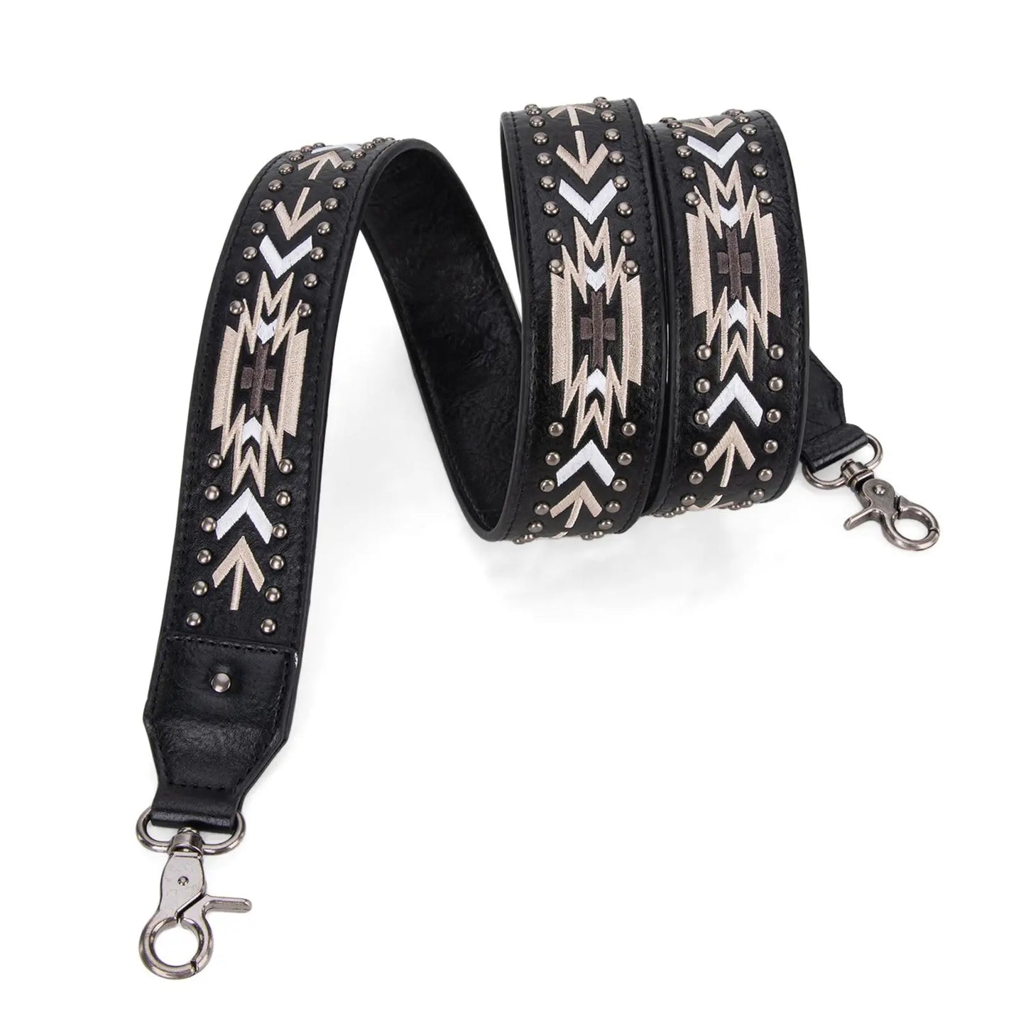 Wrangler Crossbody Bag for Women Boho Aztec Small Multi Pocket Crossover Purse