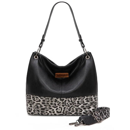 Wrangler Hobo Bag for Women Casual Shoulder Bag with Detachable Strap