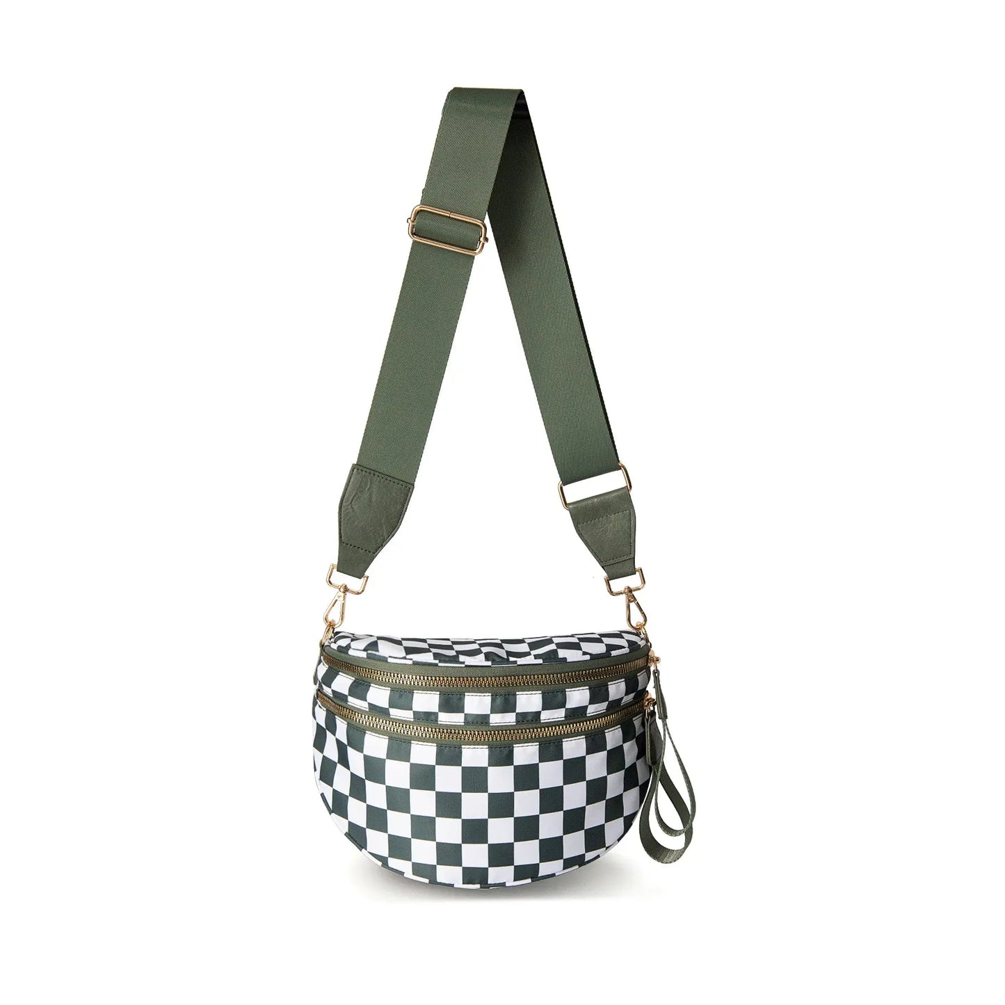Gold Blush BEST SELLING Nylon Bum Bag Crossbody Bag MORE COLORS! Checkered Bum Bag Versatile Bum Bag