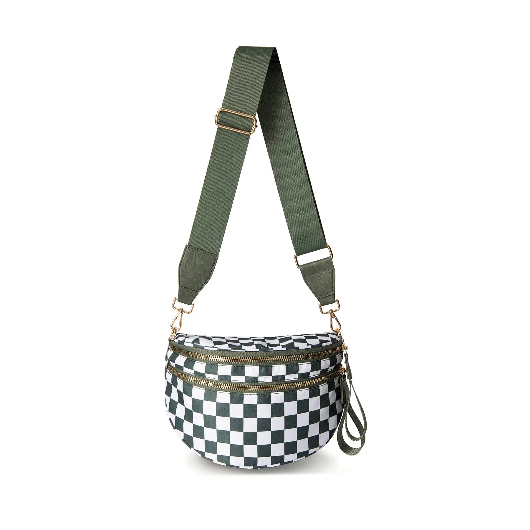 Gold Blush BEST SELLING Nylon Bum Bag Crossbody Bag MORE COLORS! Checkered Bum Bag Versatile Bum Bag