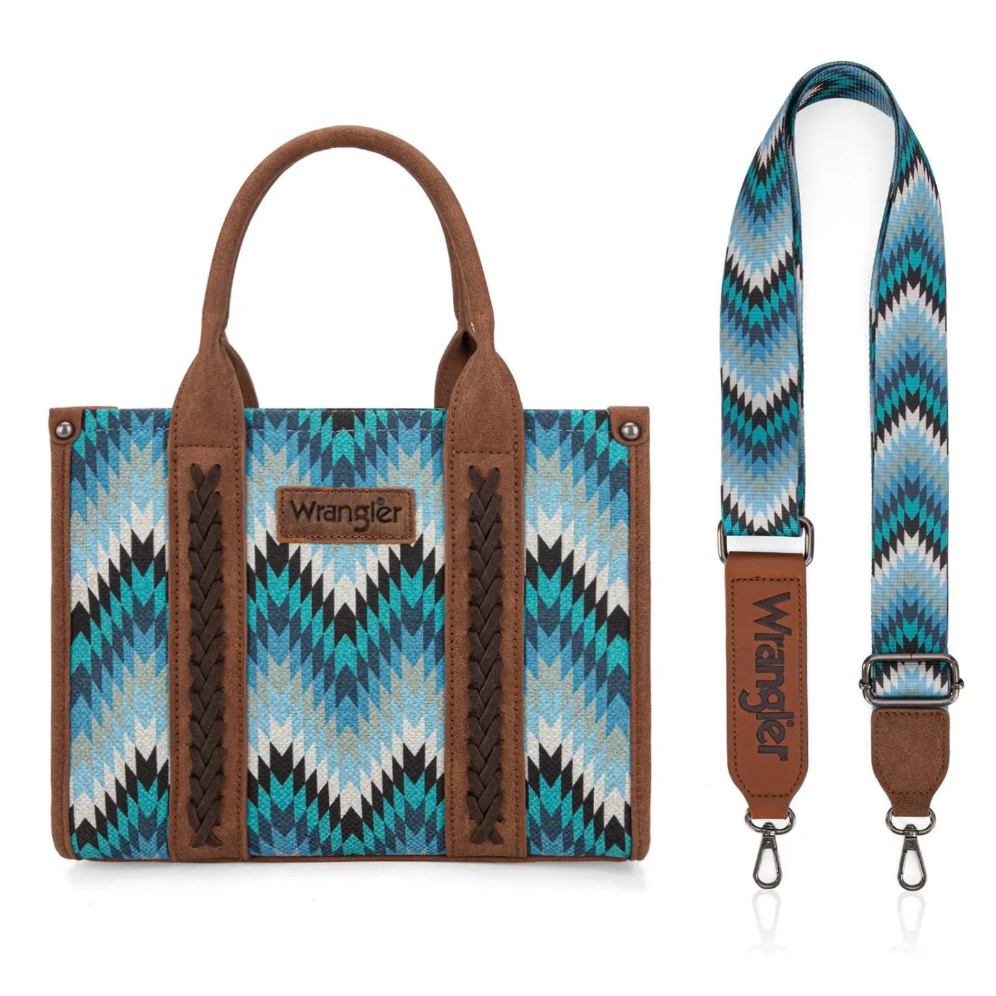 Wrangler Tote Bag for Women Purses Aztec Handbags Western Purses wrangler totebag wide tote