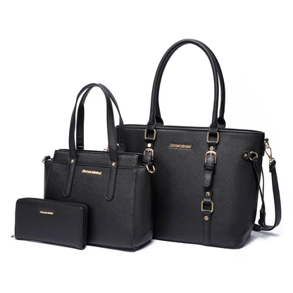 Montana West 3PCS Purses for Women  Tote Bag and Wallet Set Shoulder Satchel Handbags
