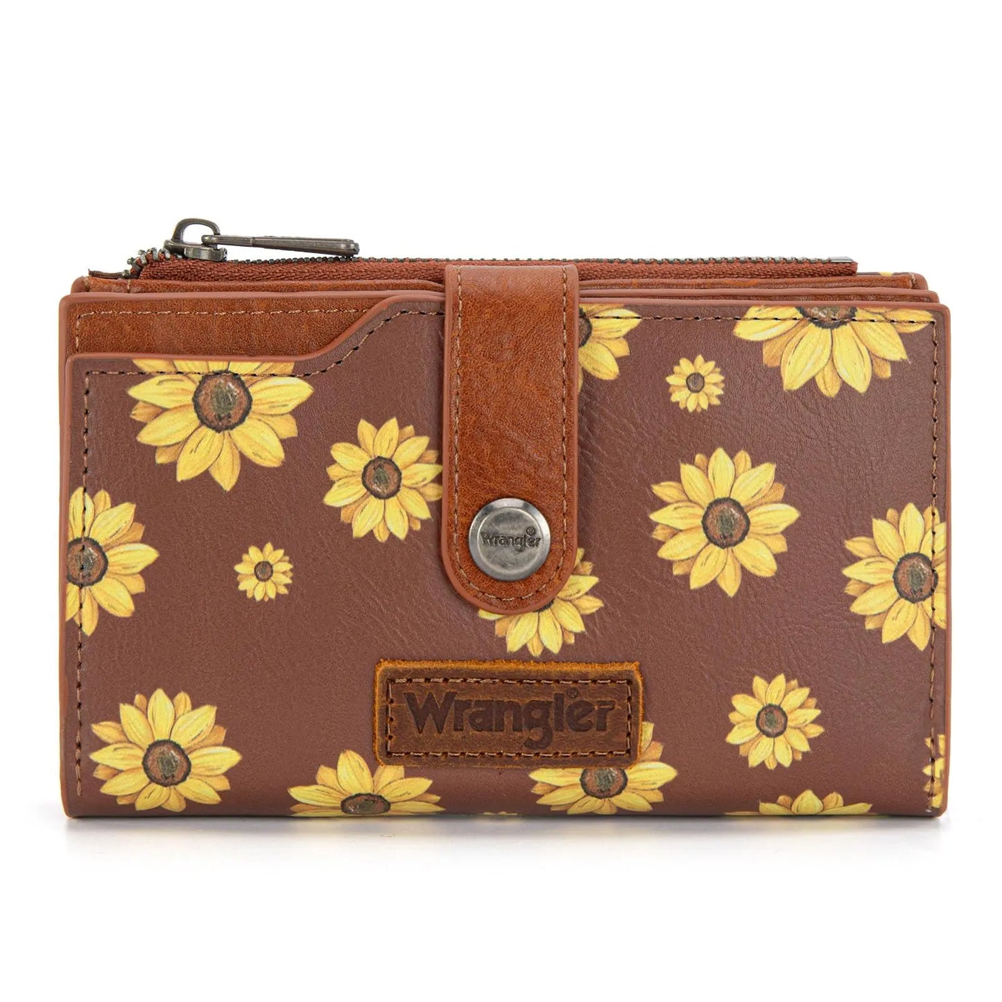 Wrangler Wallet for Women Cow Print Bifold Wallet Card Cases & Money Organizers