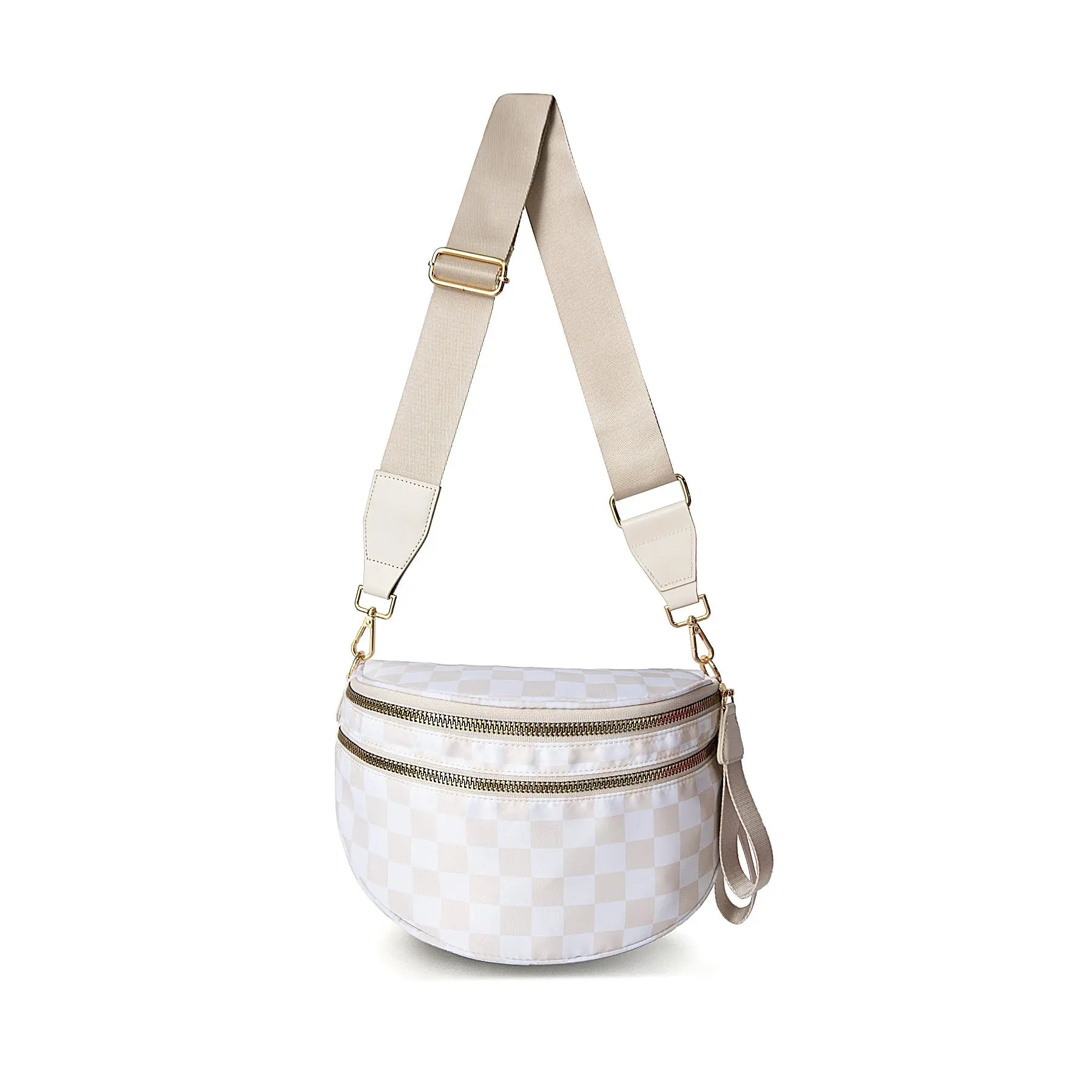 Gold Blush BEST SELLING Nylon Bum Bag Crossbody Bag MORE COLORS! Checkered Bum Bag Versatile Bum Bag