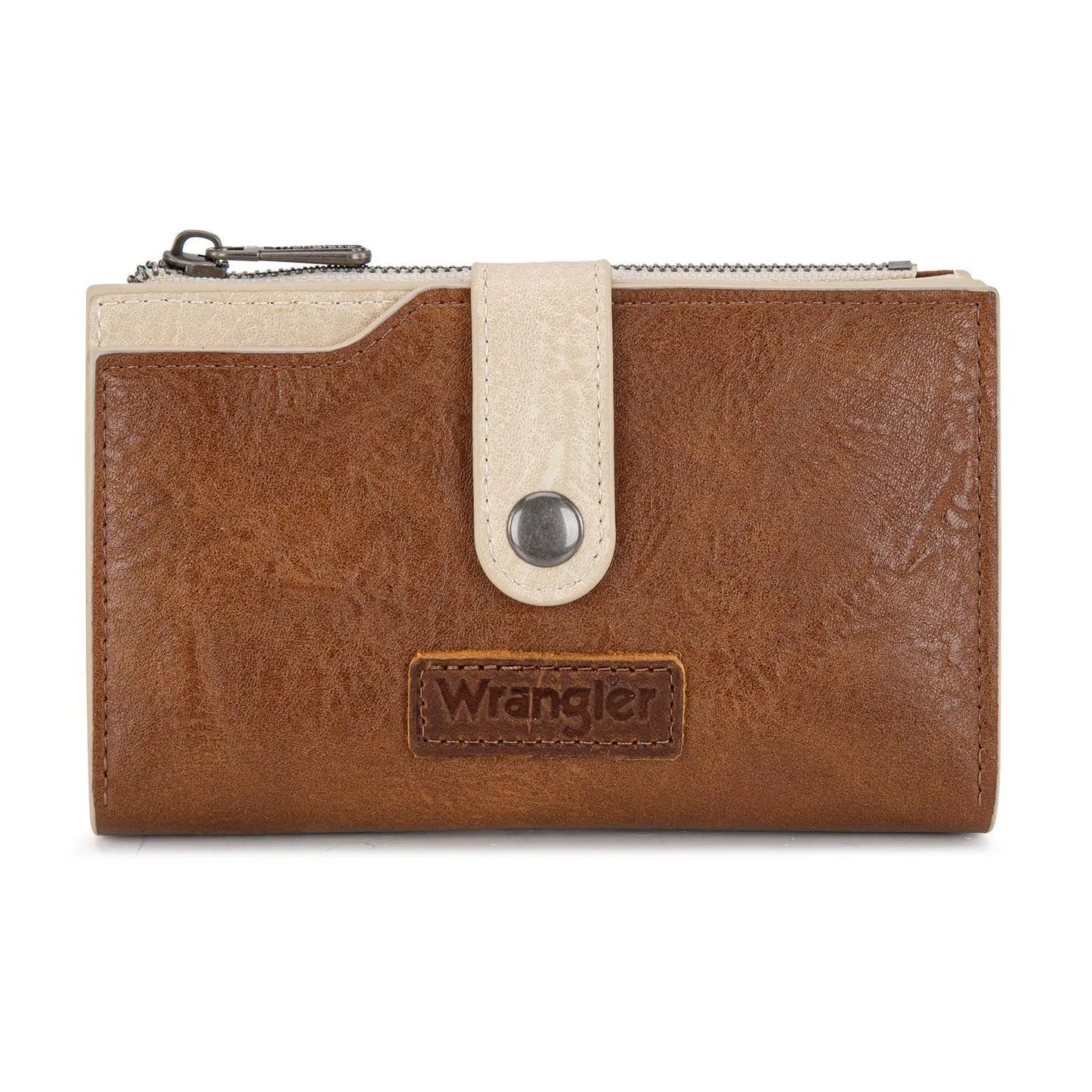 Wrangler Wallet for Women Cow Print Bifold Wallet Card Cases & Money Organizers