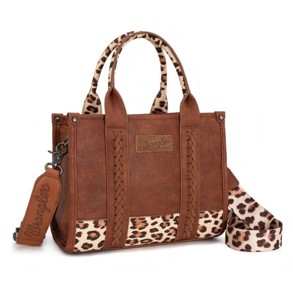 Wrangler Tote Bag for Women Western Cow Print Purse Designer Top Handle Handbags