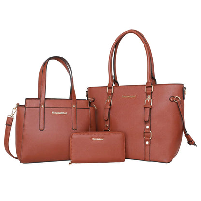 Montana West 3PCS Purses for Women  Tote Bag and Wallet Set Shoulder Satchel Handbags