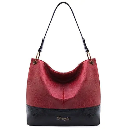 Wrangler Hobo Bag for Women Casual Shoulder Bag with Detachable Strap