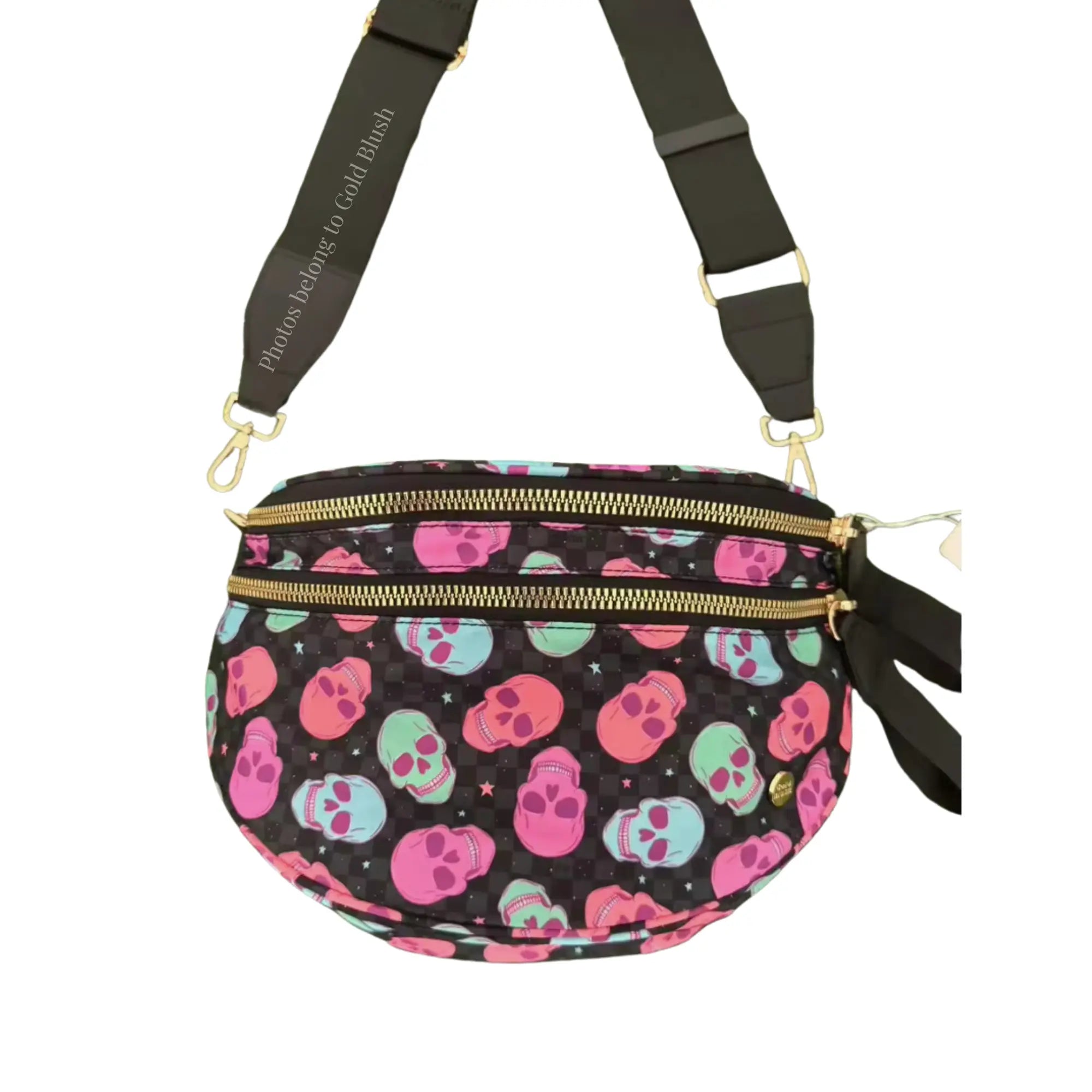 Gold Blush BEST SELLING Nylon Bum Bag Crossbody Bag MORE COLORS! Checkered Bum Bag Versatile Bum Bag