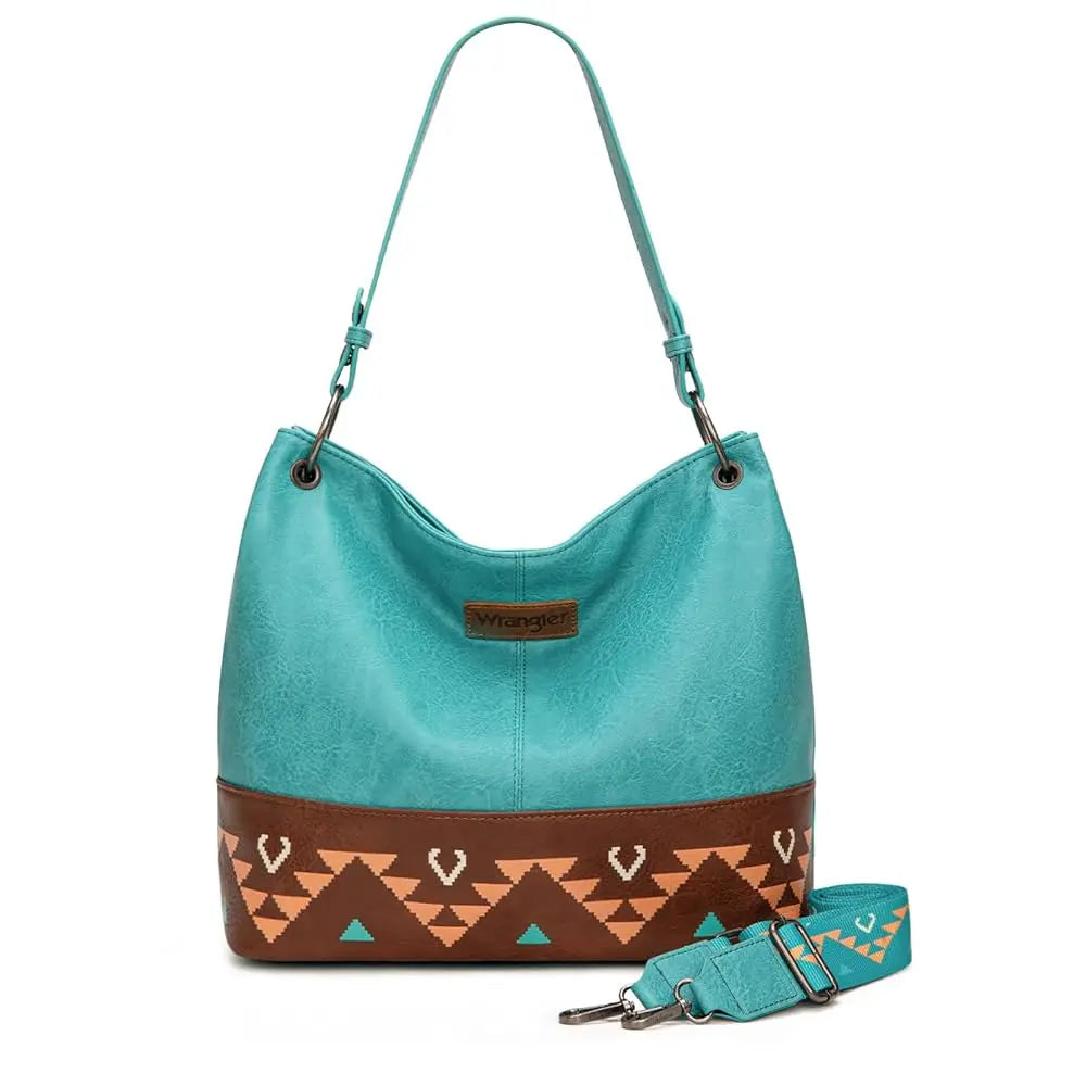 Wrangler Hobo Bag for Women Casual Shoulder Bag with Detachable Strap