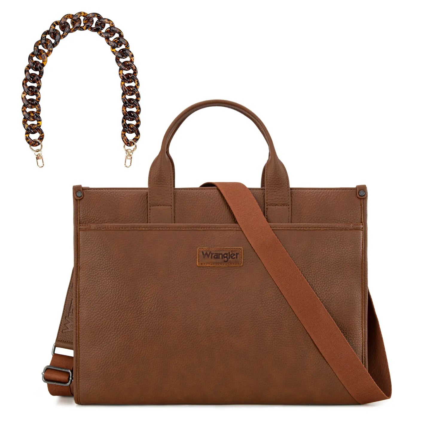 Wrangler Laptop Tote Bag for Women,15.6inch Carry All Work Laptop BagTote Bag with Water Bottle Bag Holder Nurse Bag Travel Essentials