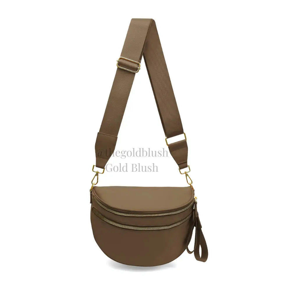 Gold Blush BEST SELLING Nylon Bum Bag Crossbody Bag MORE COLORS! Checkered Bum Bag Versatile Bum Bag