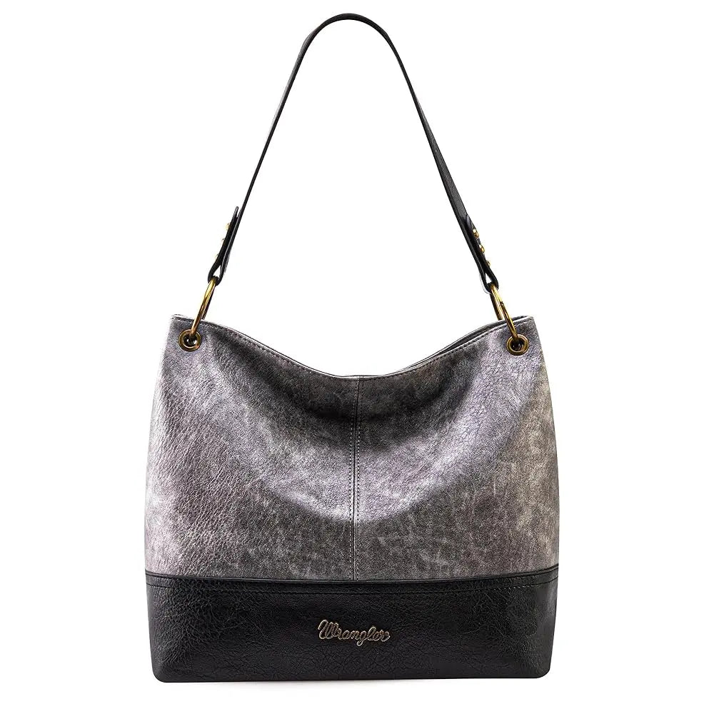 Wrangler Hobo Bag for Women Casual Shoulder Bag with Detachable Strap