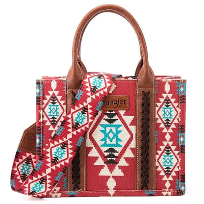 Wrangler Tote Bag for Women Purses Aztec Handbags Western Purses wrangler totebag wide tote