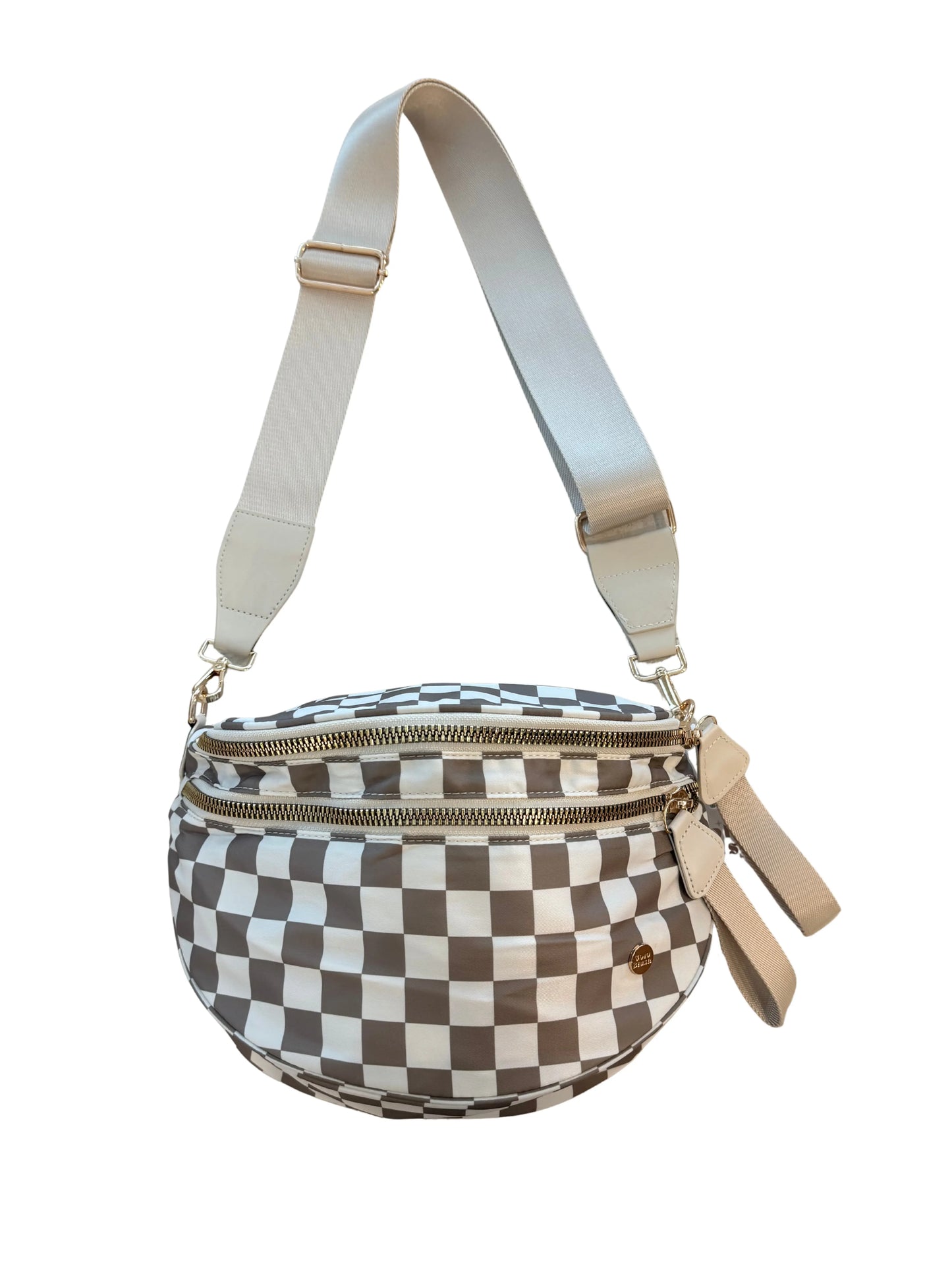 Gold Blush BEST SELLING Nylon Bum Bag Crossbody Bag MORE COLORS! Checkered Bum Bag Versatile Bum Bag
