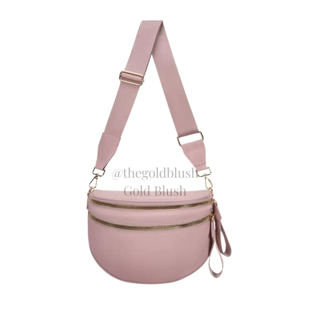 Gold Blush BEST SELLING Nylon Bum Bag Crossbody Bag MORE COLORS! Checkered Bum Bag Versatile Bum Bag