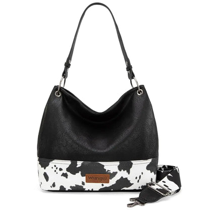 Wrangler Hobo Bag for Women Casual Shoulder Bag with Detachable Strap