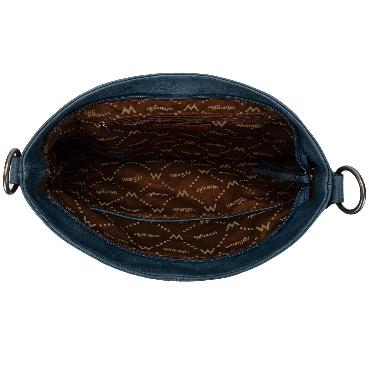 Wrangler Hobo Bags Large Crossbody Bags for Women Shoulder Purses with Striped Cotton Straps