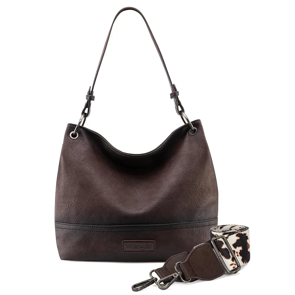 Wrangler Hobo Bag for Women Casual Shoulder Bag with Detachable Strap