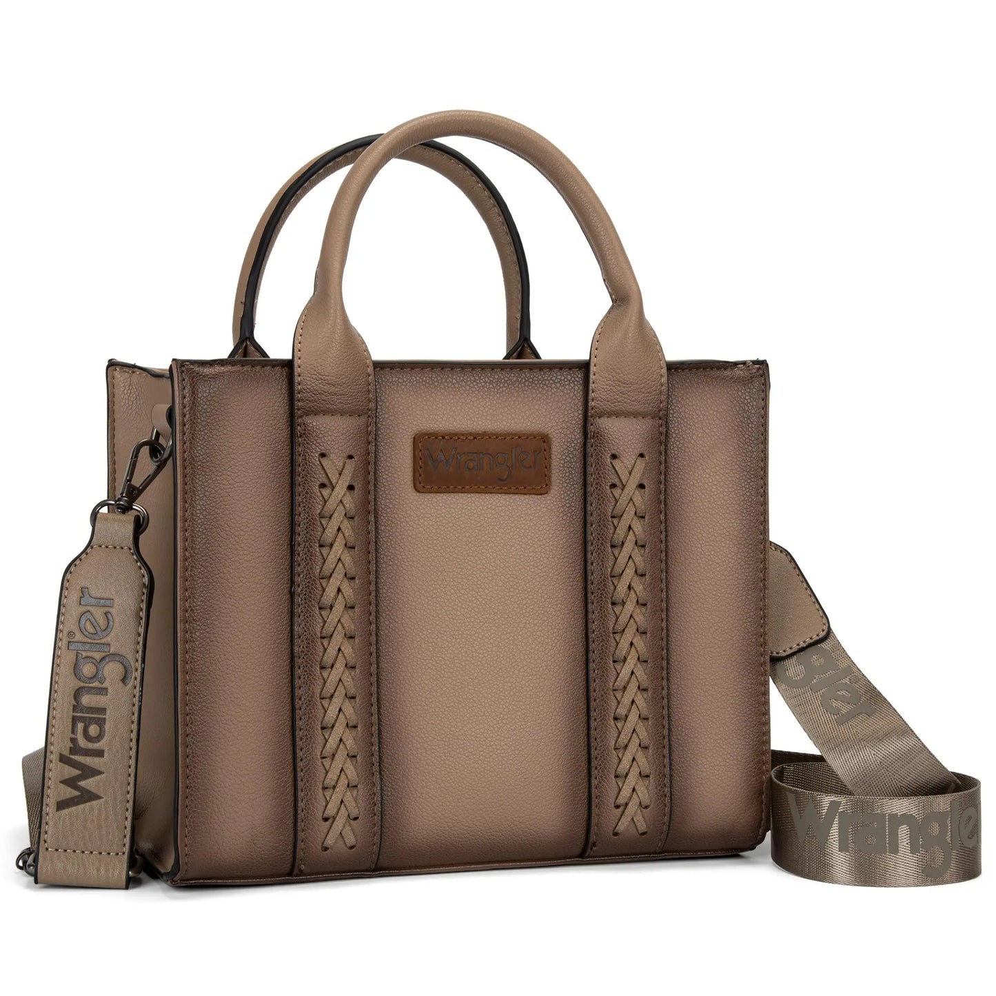 Wrangler Medium Tote Bag Top Handle Handbags Satchel Bag Women with Crossbody Strap