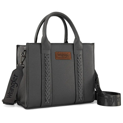 Wrangler Medium Tote Bag Top Handle Handbags Satchel Bag Women with Crossbody Strap