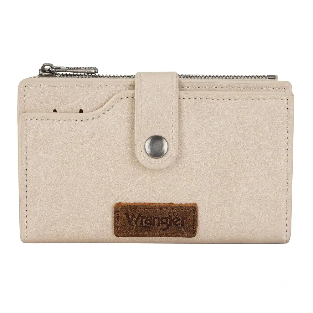 Wrangler Wallet for Women Cow Print Bifold Wallet Card Cases & Money Organizers