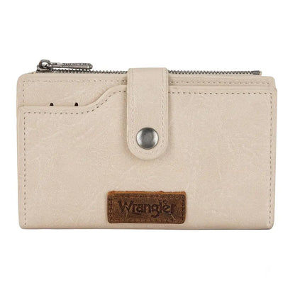 Wrangler Wallet for Women Cow Print Bifold Wallet Card Cases & Money Organizers