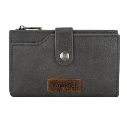 Wrangler Wallet for Women Cow Print Bifold Wallet Card Cases & Money Organizers