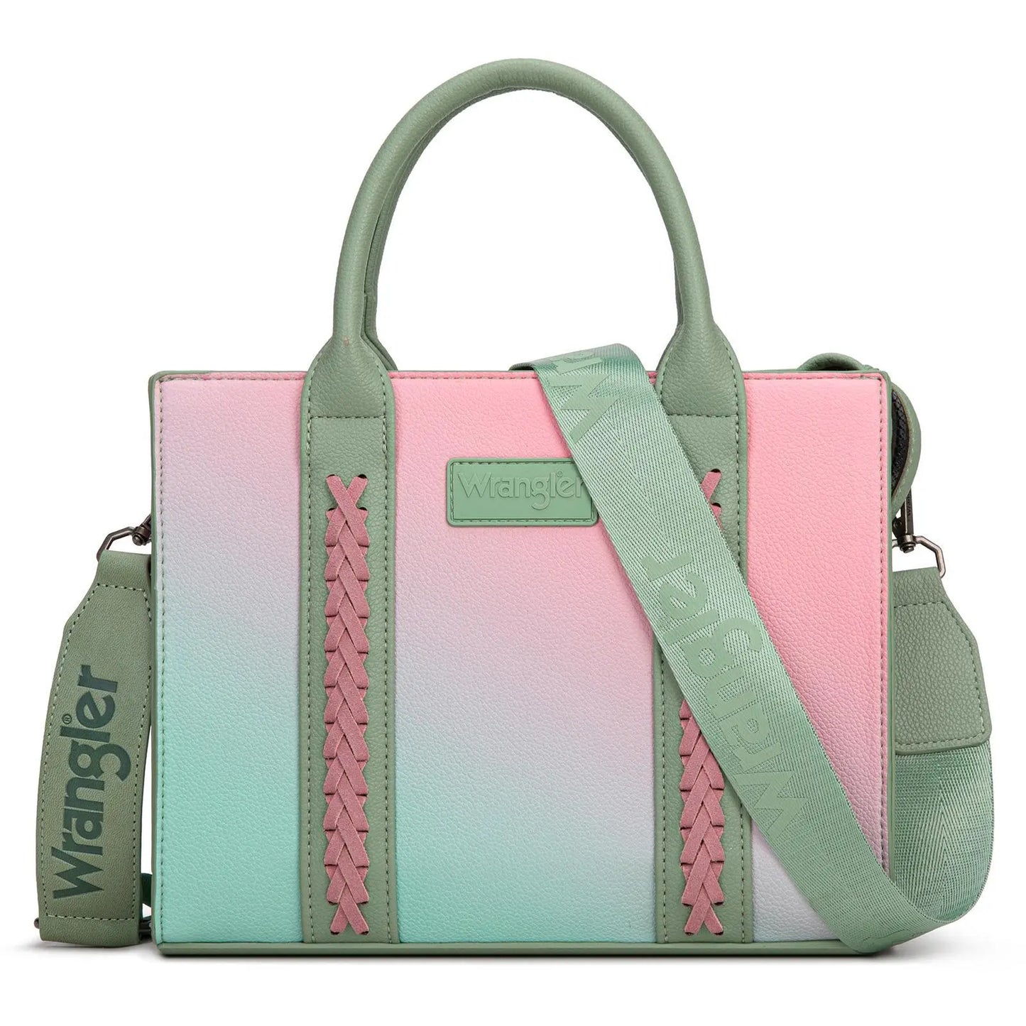 Wrangler Medium Tote Bag Top Handle Handbags Satchel Bag Women with Crossbody Strap