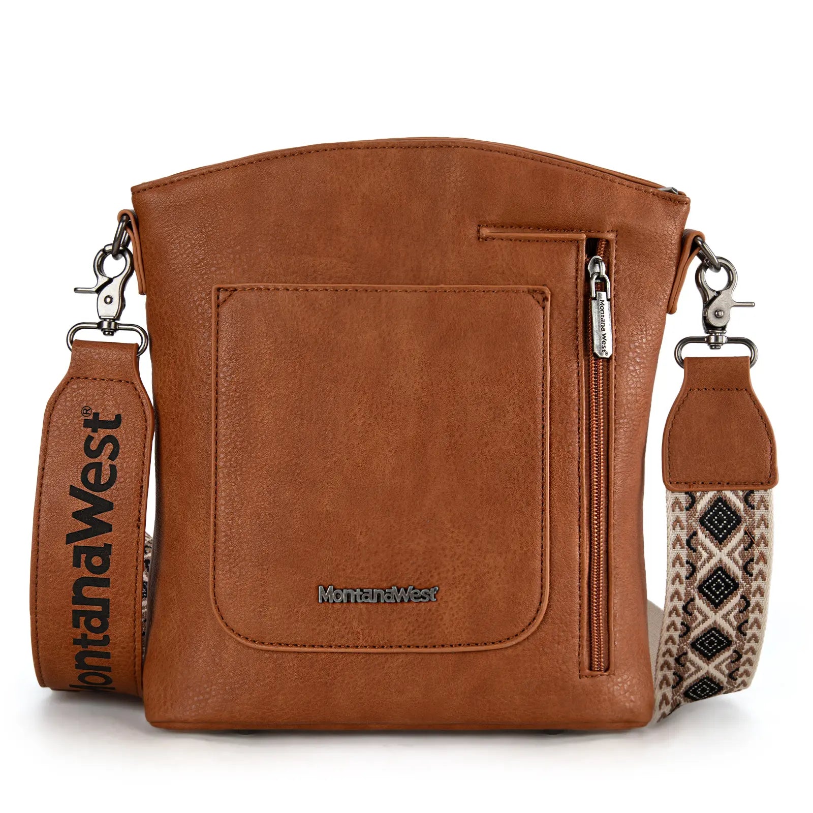 Montana West Double Compartments Cross Body Bag for Women with Adjustable Strap
