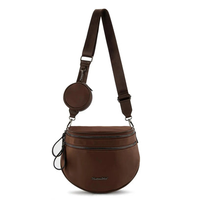 Montana West Large Bum Bag Nylon Crossbody Bags Mom Purse with with Coin Purse