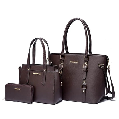 Montana West 3PCS Purses for Women  Tote Bag and Wallet Set Shoulder Satchel Handbags