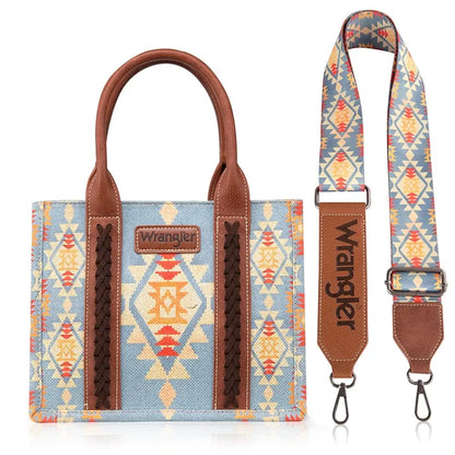 Wrangler Tote Bag for Women Purses Aztec Handbags Western Purses wrangler totebag wide tote