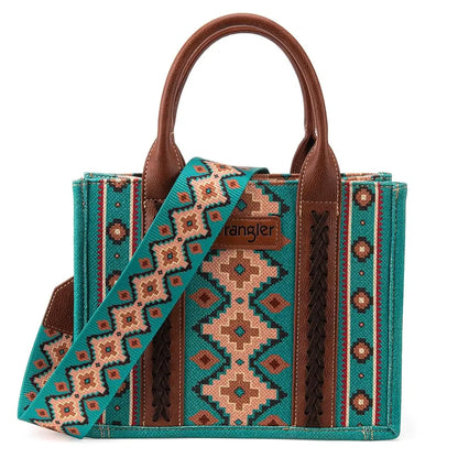 Wrangler Tote Bag for Women Purses Aztec Handbags Western Purses wrangler totebag wide tote